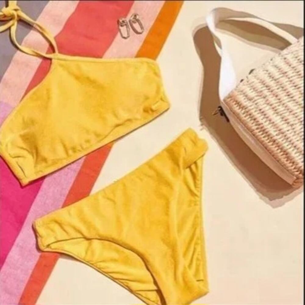 Gianni Bini Yellow Bikini Set